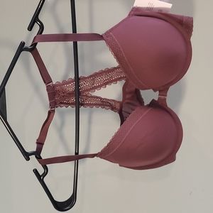 Maroon Bra New Auden 38B